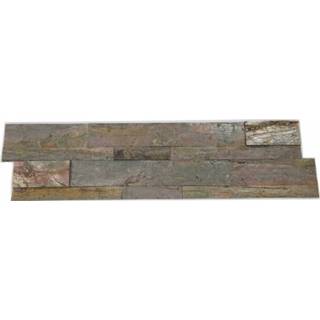 👉 Steenstrip natuursteen Steenstrips Rockwall Rome Mystique 60x15cm (Doosinhoud 0.90 m2) 8719304431749