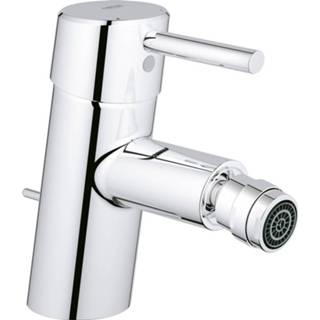 👉 Bidetkraan chroom concetto Grohe met waste 4005176888908