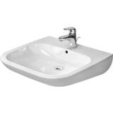 👉 Wastafel wit d-code Duravit vital 60x55.5 cm.met kraangat en overloop 4021534686511