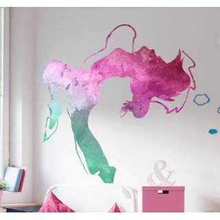 👉 Nederlands Silhouette sticker moderne dans
