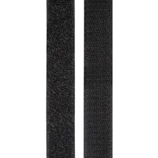 Klittenband zwart TOOLCRAFT KL25X2000C om vast te plakken Haak- en lusdeel (l x b) 2000 mm 25 1 paar 4016138823189