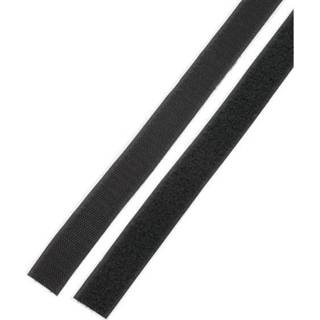 👉 Klittenband zwart Basetech STD-LH25/1M om vast te plakken Haak- en lusdeel (l x b) 1000 mm 25 1 paar 4016138786897