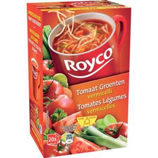 👉 Vermicelli Royco Minute Soup tomaat groenten vermicelli, pak van 20 zakjes 5414972100265
