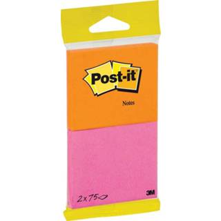 Houten blok Post-it Notes Joy, 75 blaadjes, ft 76 x 63,5 mm, pak van 2 blokken 4046719665167