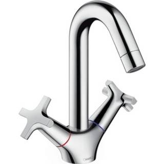 👉 Wastafel kraan logis classic chroom Hansgrohe wastafelkraan met push open waste 4011097750903