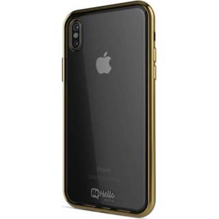 👉 Gel TPU zwart BeHello - Case Chrome Edge iPhone X/Xs 8719323124639