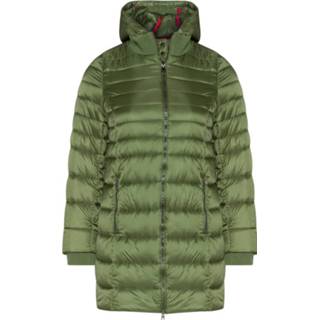 👉 Jackets donkergroen Hooded quilted jacket