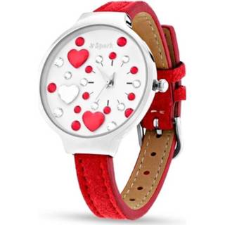 👉 Horloge rode Heart van Spark met Horlogeband
