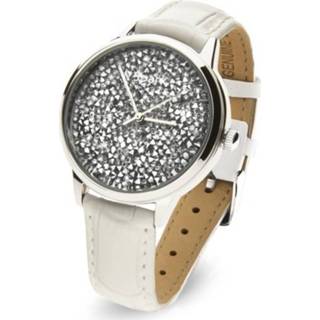 👉 Spark Horloge met Witte Swarovski Kristallen