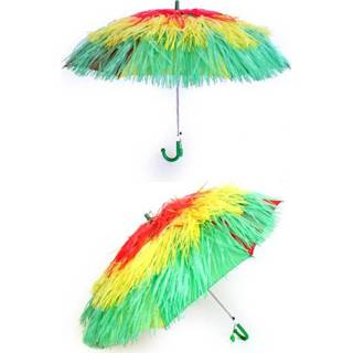 👉 Paraplu carnaval Limburg, raffia paraplu
