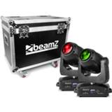 👉 Flightcase active 2e keus - BeamZ Set van 2 IGNITE180B LED Moving Heads in 8715693295009