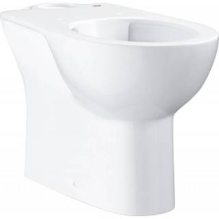 👉 Afvoer wit keramiek GROHE Bau Ceramic staande wc, randloze technologie, glanzend keramiek, Alpine wit, spoelvolume 6/3 l, verticale afvoer, inclusief bevestigingsset 4005176406263