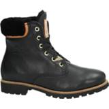 👉 Veterboots zwart vrouwen leer Dames Panama Jack 8719796053801