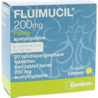 👉 Zuigtablet active Fluimucil Pastille 200 mg 20 zuigtabletten 8717056280035