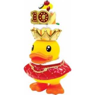 👉 Spaarpot geel kunststof unisex B.Duck eend koning 16 cm 8716516163932