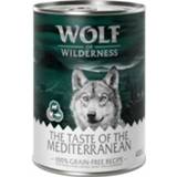 👉 Donkergroen blauw 12 kg Wolf of Wilderness Droogvoer + 6 x 400 g Natvoer gratis! - Adult Mix: Blue River (met Zalm) Arctic Spirit (Rendier) 4260358511443 4260358511429 4260358516707 4260358517377 4260358517346