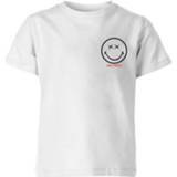 👉 Shirt wit s unisex kinderen Smiley World Pocket Kids' T-Shirt - White 110/116 (5-6 jaar) 5059478298322