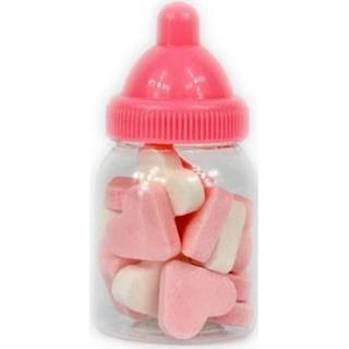 Babyfles wit roze baby's Baby Flesjes Gevuld Met Hartjes