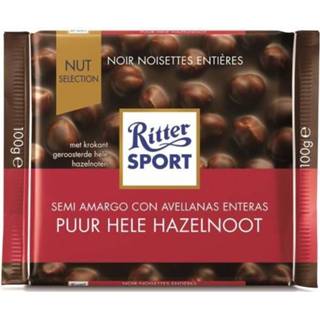 👉 Ritter Sport - Puur Hele Hazelnoot 100 Gram