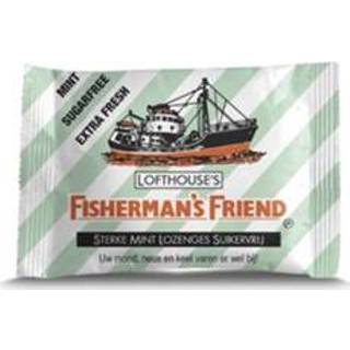 👉 Fisherman's Friend Sterke Mint Lozenges Suikervrij 24 Zakjes