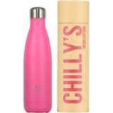 👉 Drinkfles roze Chilly's geÃ¯soleerde 500ml Neon Pink