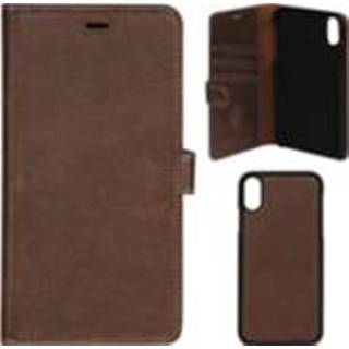 👉 Portemonnee bruin Essentials Onzichtbare iPhone XR Wallet Leren Hoesje - 5706470086050