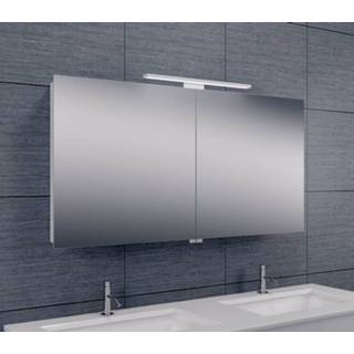 👉 Spiegelkast met Led Verlichting 120x60x14 Aluminium 8719304259473