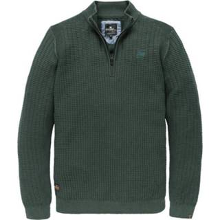 Trui groen XL m male zwart Vanguard Donkergroen - Half Zip Collar Cott