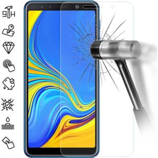 👉 Screen protector Samsung Galaxy A7 (2018) Glazen Screenprotector - 9H Doorzichtig 5712579938169