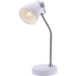 👉 Bureaulamp wit EVA LeuchtenDirekt LED E27 60 W 4043689944674