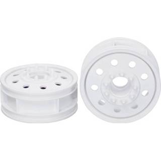 Velg wit kunststof Tamiya 1:14 Truck Velgen 22 mm Euro-Optik 2 stuks 4950344565412