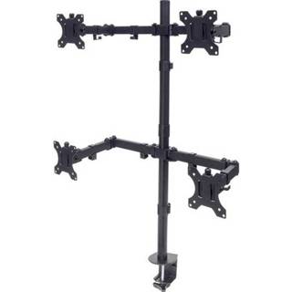 👉 Mannen Manhattan 4-voudig Monitor-tafelbeugel 33,0 cm (13) - 81,3 (32) In hoogte verstelbaar, Kantelbaar en zwenkbaar 766623461566