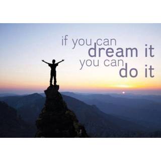 Ansichtkaarten if you can dream it Ansichtkaarten if you can dream it ... 15x10.5 cm