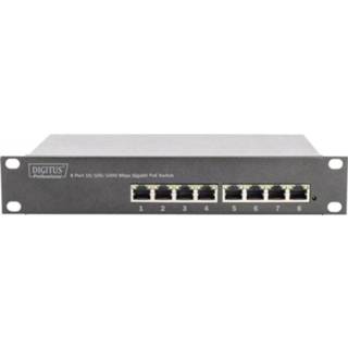 👉 Netwerk-switch Digitus Professional DN-95317 Netwerk switch RJ45 8 poorten 10 / 100 1000 Mbit/s PoE-functie 4016032441038