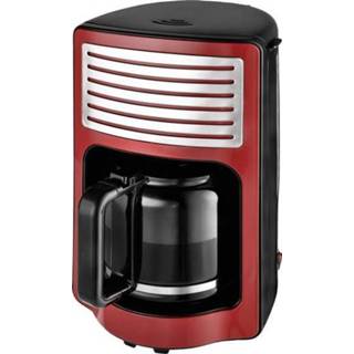 👉 Koffiezetapparaat rood TKG Team Kalorik CM 2500 R Capaciteit koppen=15 Glazen kan 5413346340108