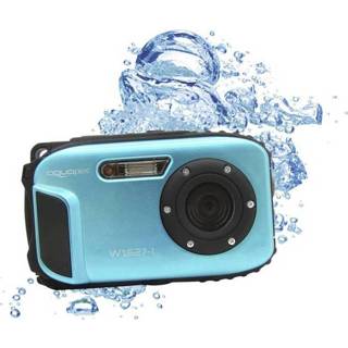 👉 Digitale camera blauw Easypix W1627 Iceblue 16 Mpix Onderwatercamera, Schokbestendig, Stofdicht 4260041685611