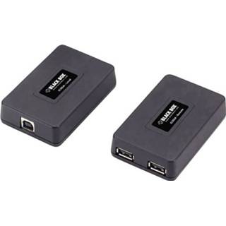 👉 Netwerkkabel zwart USB 1.1, 2.0 Extender (verlenging) via RJ45 Black Box IC282A 85 m 822088068525