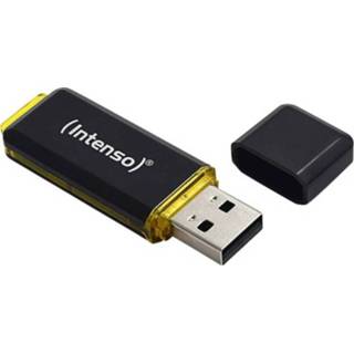 👉 Intenso High Speed Line USB-stick 64 GB USB 3.1 Zwart/geel 3537490