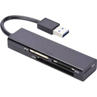 👉 Ednet Externe geheugenkaartlezer USB 3.0 Zwart
