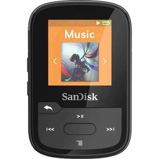 👉 Bevestigingsclip zwart SanDisk MP3-speler 16 GB Bevestigingsclip, Bluetooth, Waterdicht 619659151270