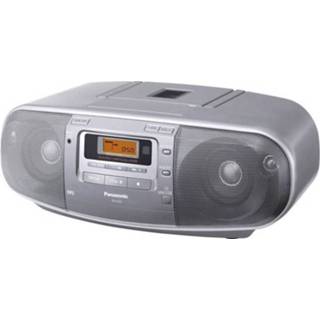 👉 Zilver Panasonic RX-D50AEG FM CD-radio CD, Cassette, 5025232702220
