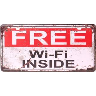 👉 Nummerbord mannen Amerikaans - Free wifi inside-
