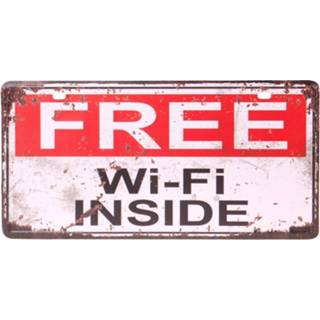 👉 Nummerbord mannen Amerikaans - Free wifi inside-