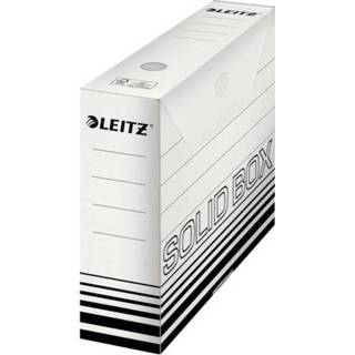 👉 Wit zwart Leitz 6127-00-01 Archiv-Schachtel DIN A4, Folio Wit/zwart 10 stuks 4002432589463