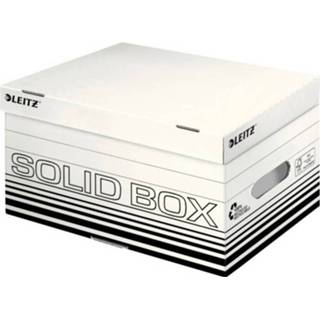👉 Wit zwart Leitz 6117-00-01 Archivbox DIN A4, Folio Wit/zwart 10 stuks 4002432589593