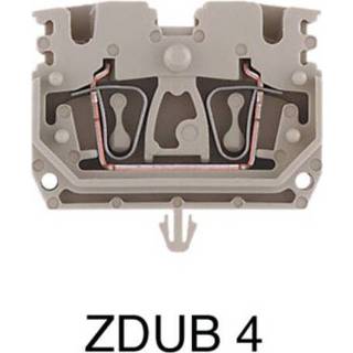 👉 Doorgangsserieklem ZDUB 2.5-2/4AN/RC Weidmüller Inhoud: 100 stuks