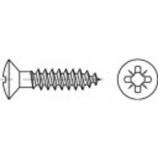 👉 Spaanplaatschroef messing Spaanplaatschroeven 20 mm Kruiskop Pozidriv 88095 1000 stuks TOOLCRAFT TO-5455017 4053199894673