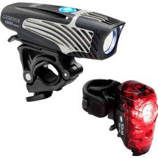 👉 Fietslamp One Size zwart NiteRider Lumina 1200 Boost/Solas 250 Combo Light Set - Fietslampen (setjes)