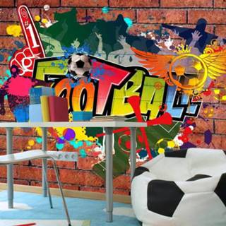 👉 Foto behang Fotobehang - Football fans Voetbal- Graffiti 5902875607542 5902875708348 5902875708355 5902875708362