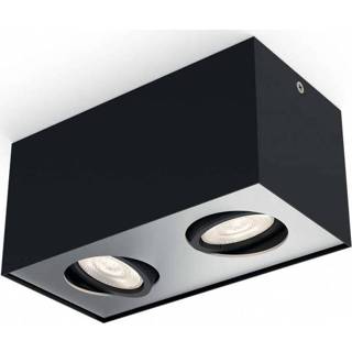 👉 Zwart Philips Spot Box 2 lichts